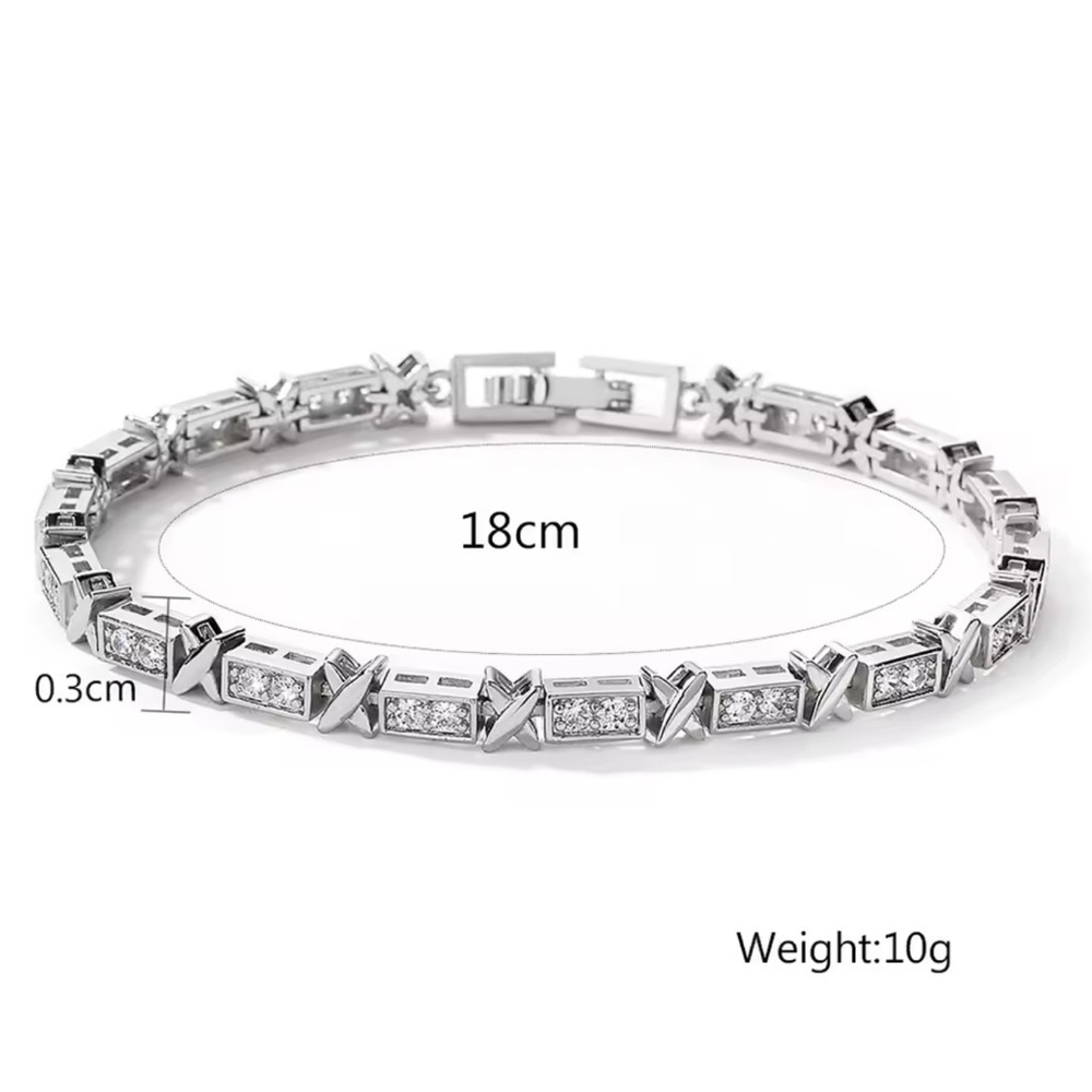 🔥 NEW | 18K Gold Plated Bracelet with with Cubic Zirconia 💎 - Picture 4 of 5
